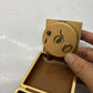 Westclox Pocket Windup Watch Folding Clamshell *Frame Is Loose*