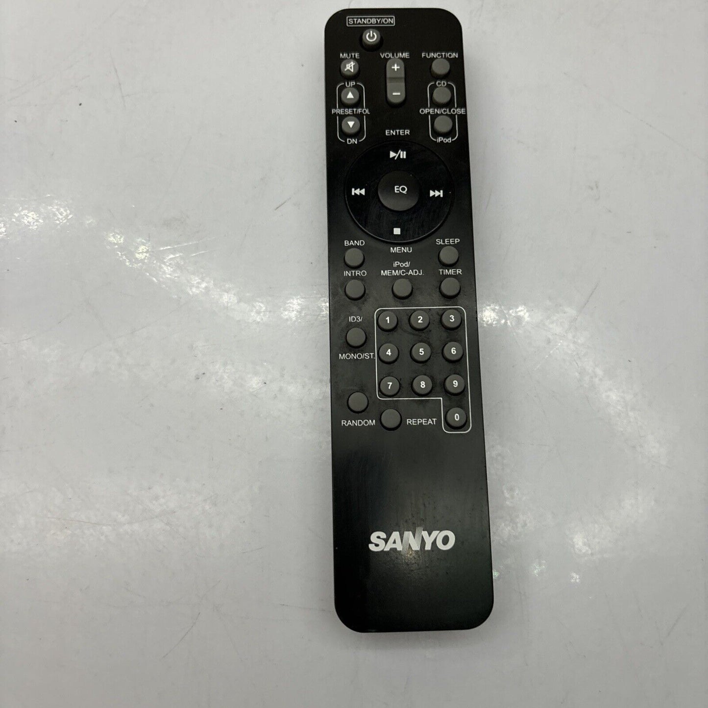 Genuine Sanyo Remote Control *Missing Battery Lid*