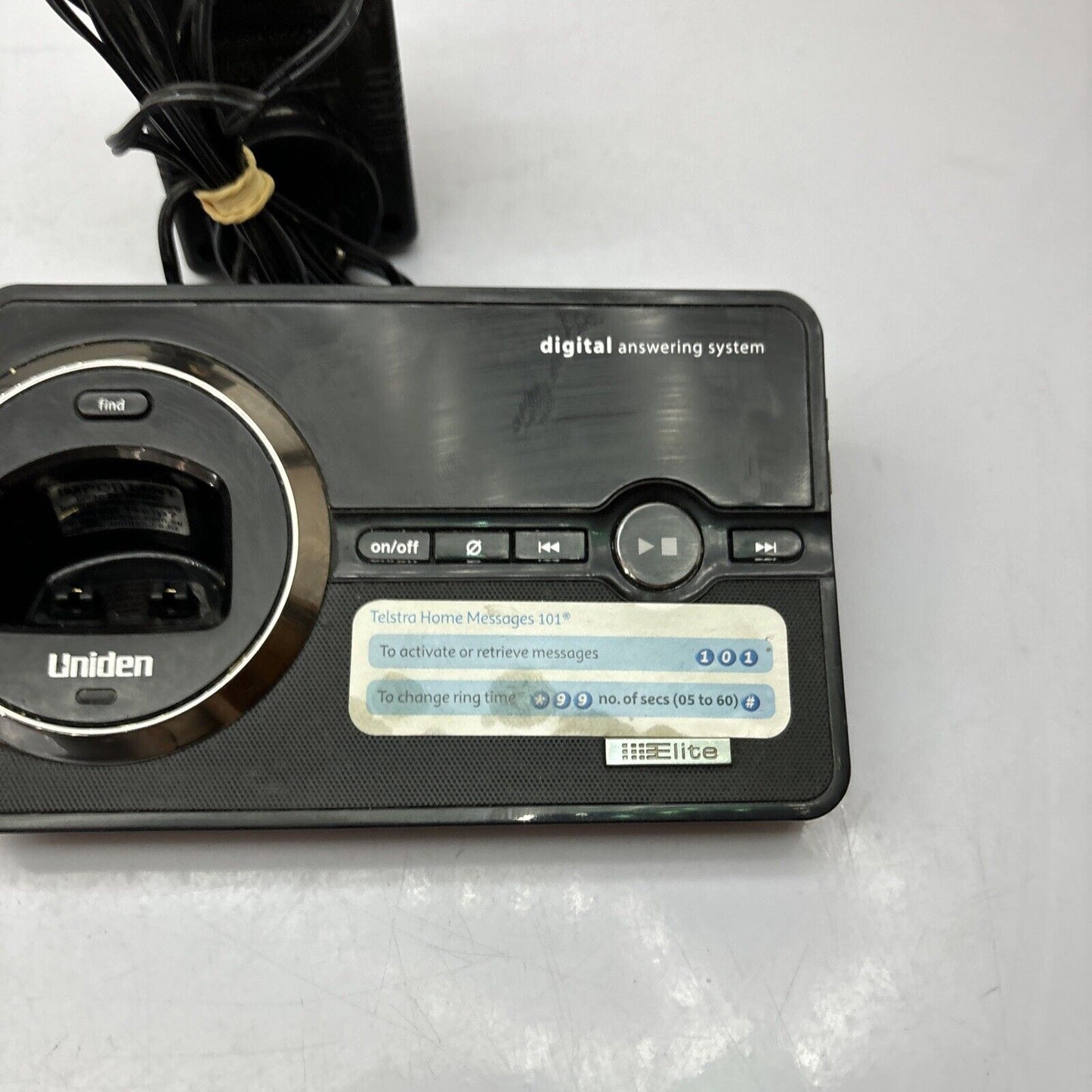 Uniden Handset Charger & Answering Machine Elite 9035+1 *No Handset*