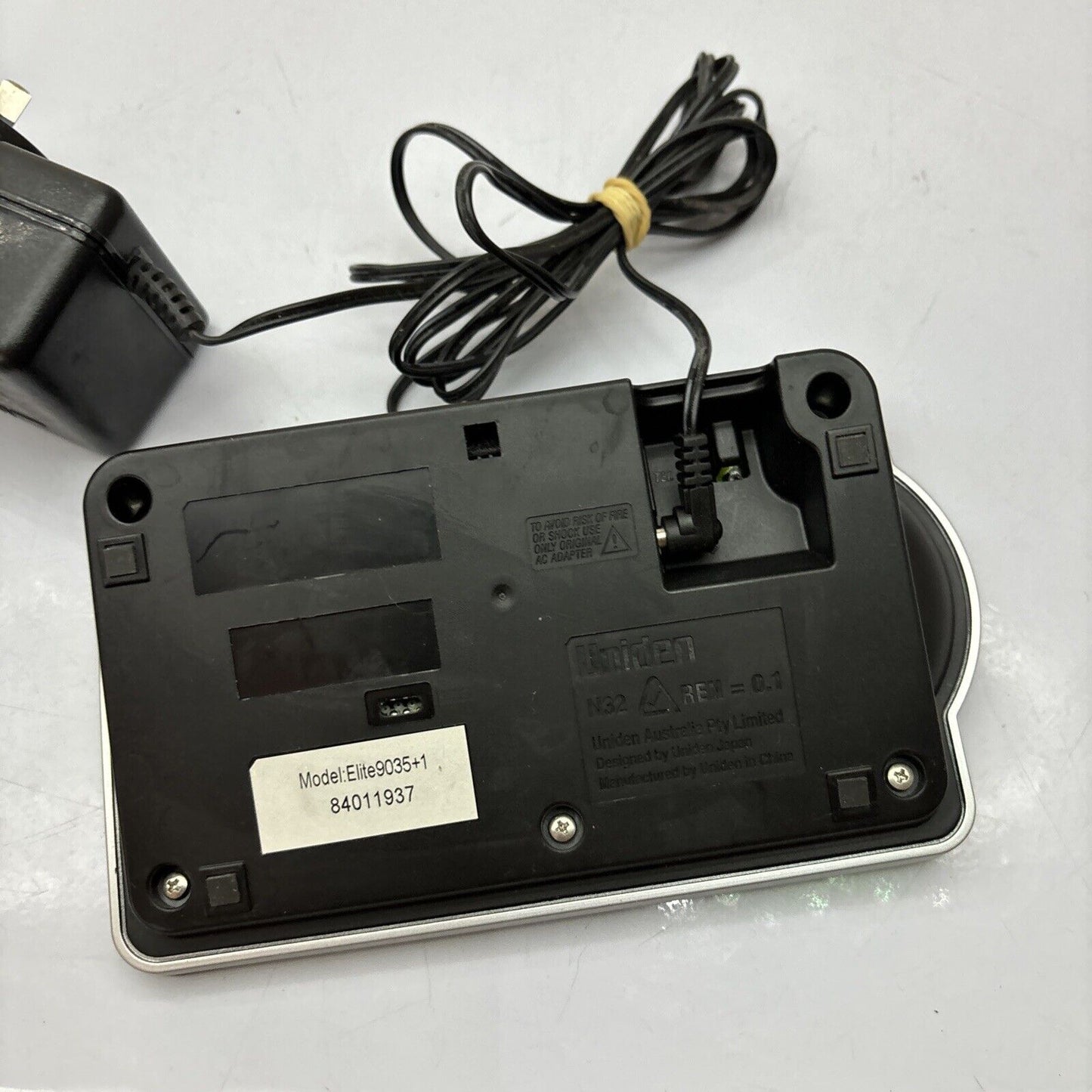 Uniden Handset Charger & Answering Machine Elite 9035+1 *No Handset*