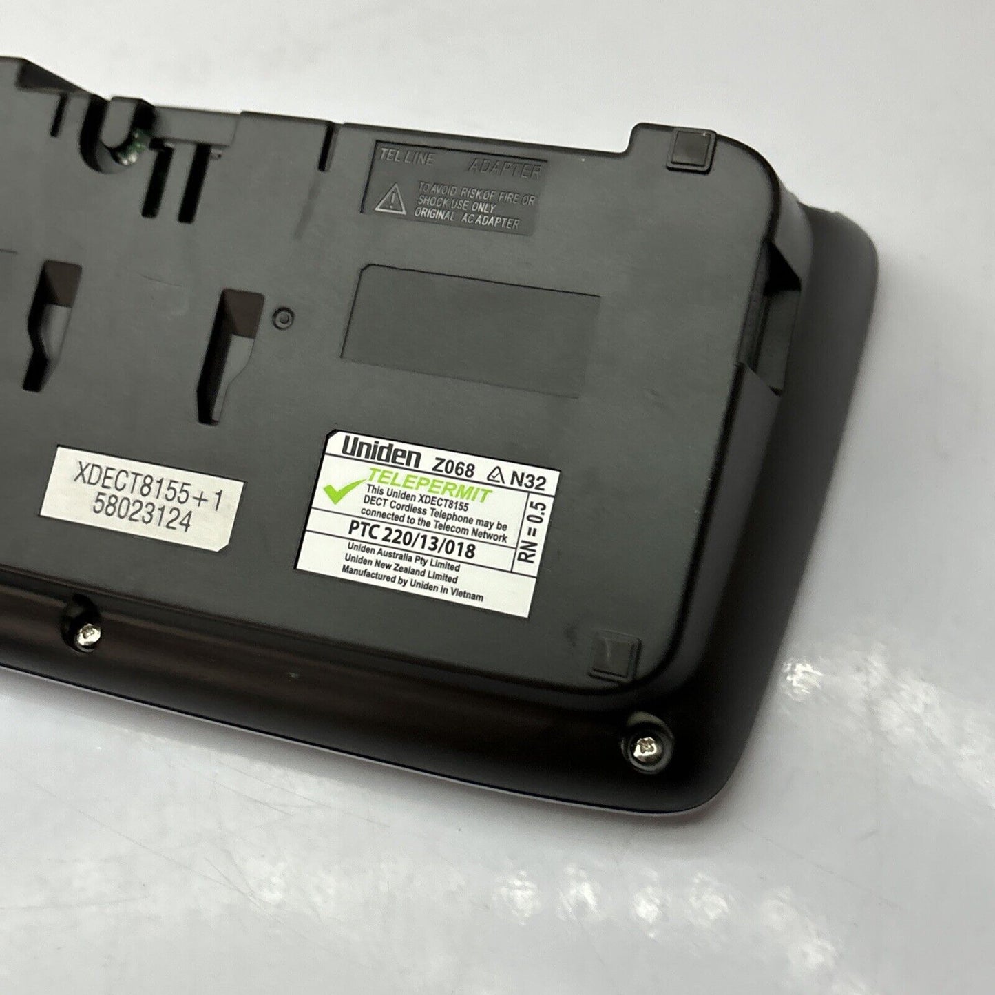 Uniden Z068 XDECT815 Handset Charger And Answering Machine *No Cordless Handset*