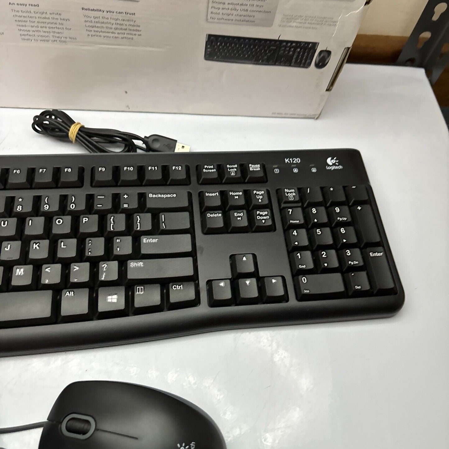 Logitech MK120 (920-002586) USB Keyboard and Mouse