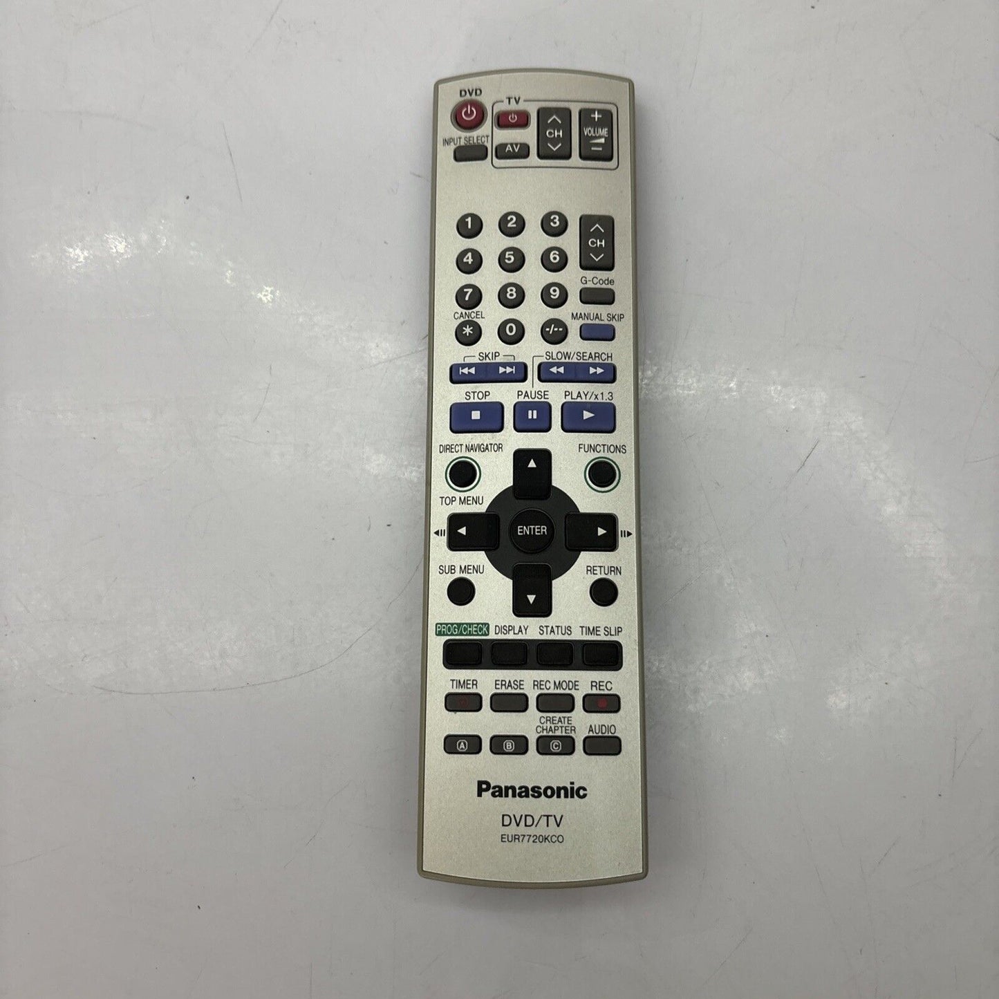 Genuine Panasonic EUR7720KCO Remote Control For DVD TV