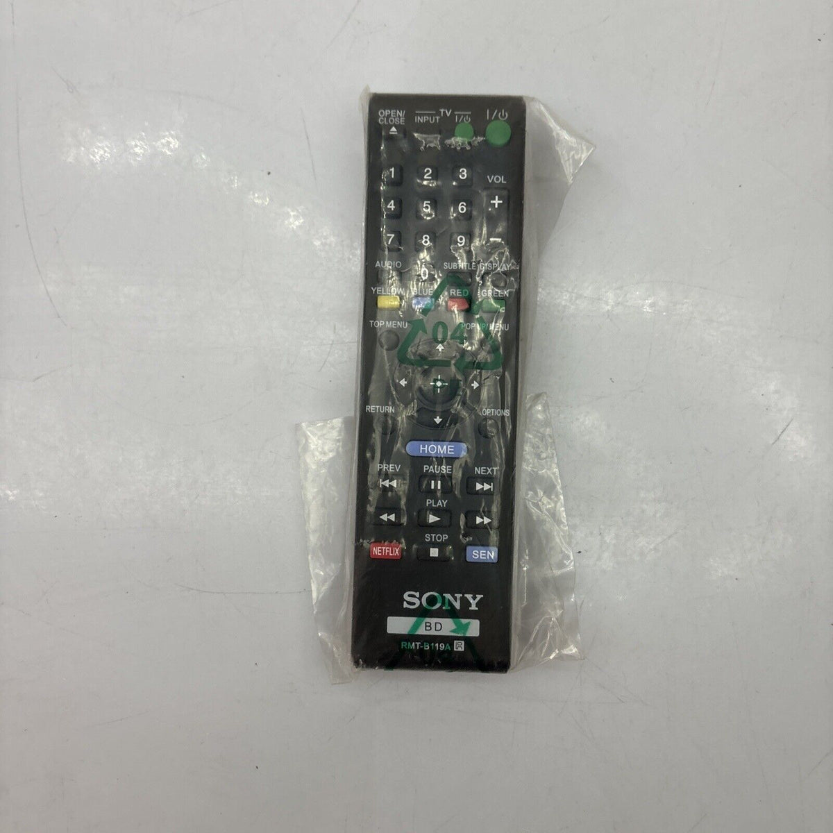 Genuine Sony RMT-B119A Remote Control For Bluray *New Never Used ...
