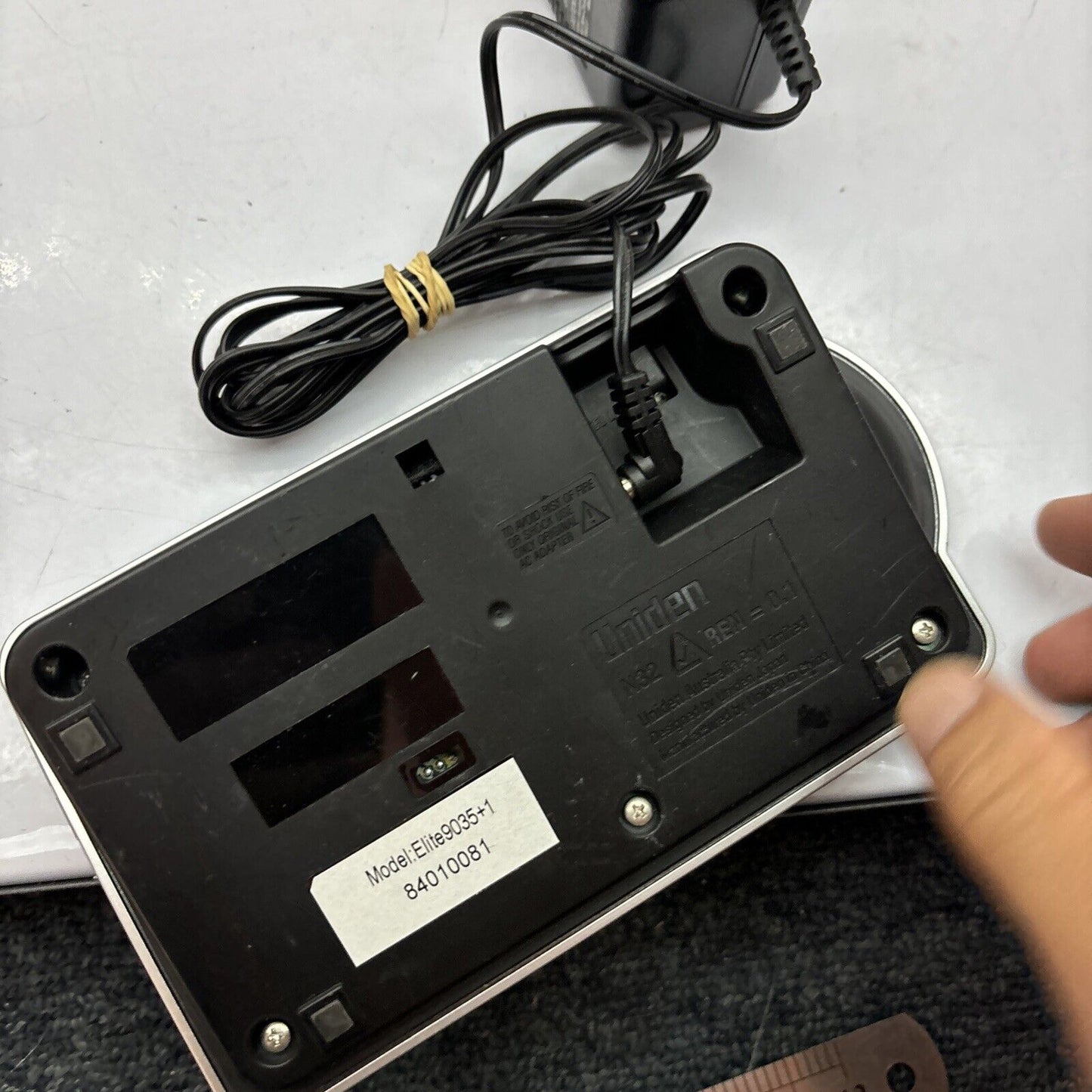 Uniden Elite9035+1 Charging Base & Adapter Answering Machine *No Handset*