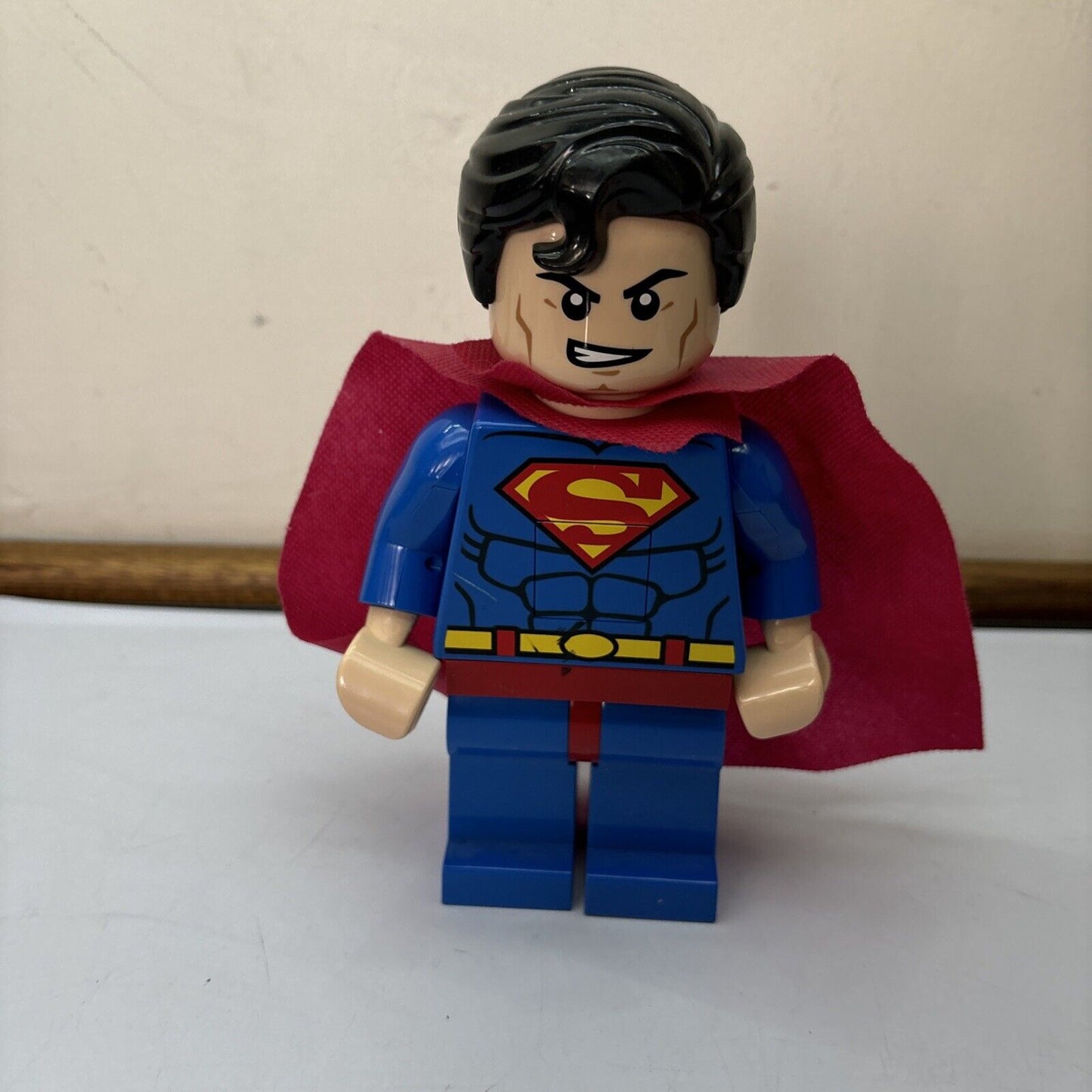 Superman & Wonder Woman Lego 7.5" 2014 Figure Lights Up