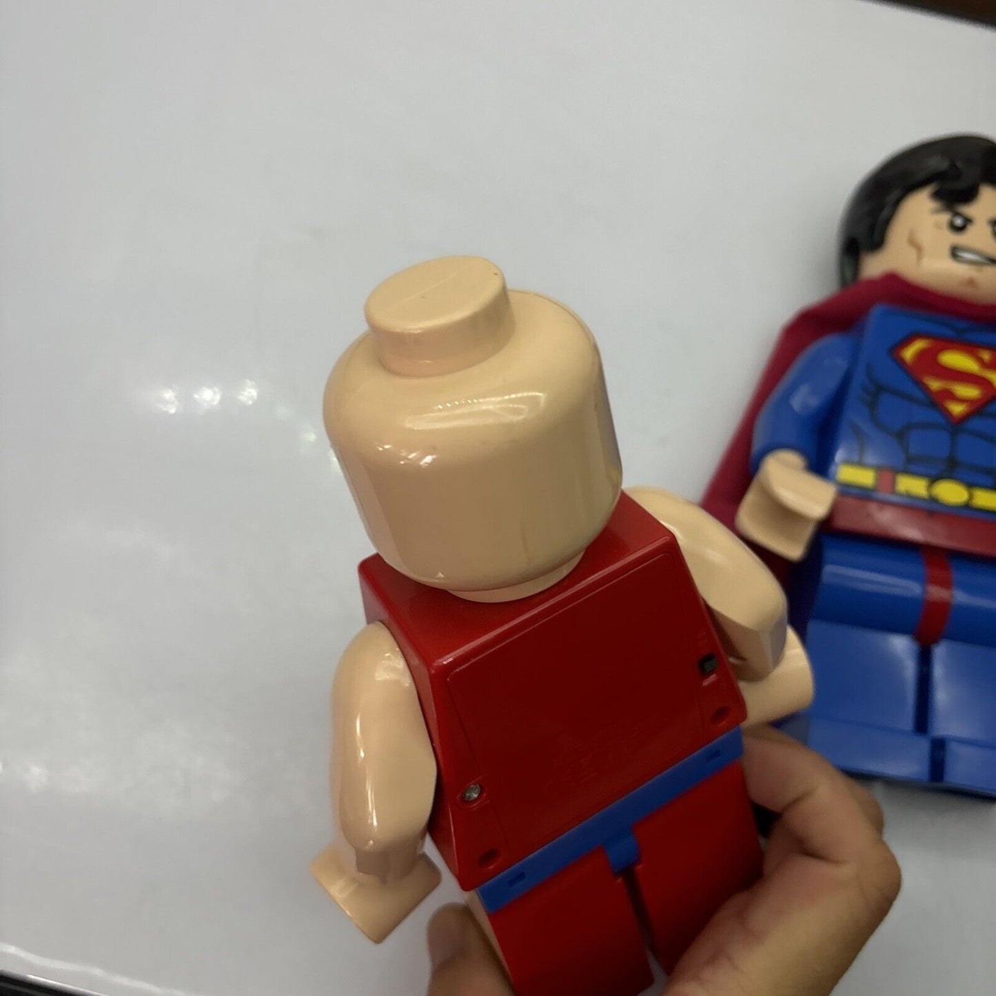 Superman & Wonder Woman Lego 7.5" 2014 Figure Lights Up