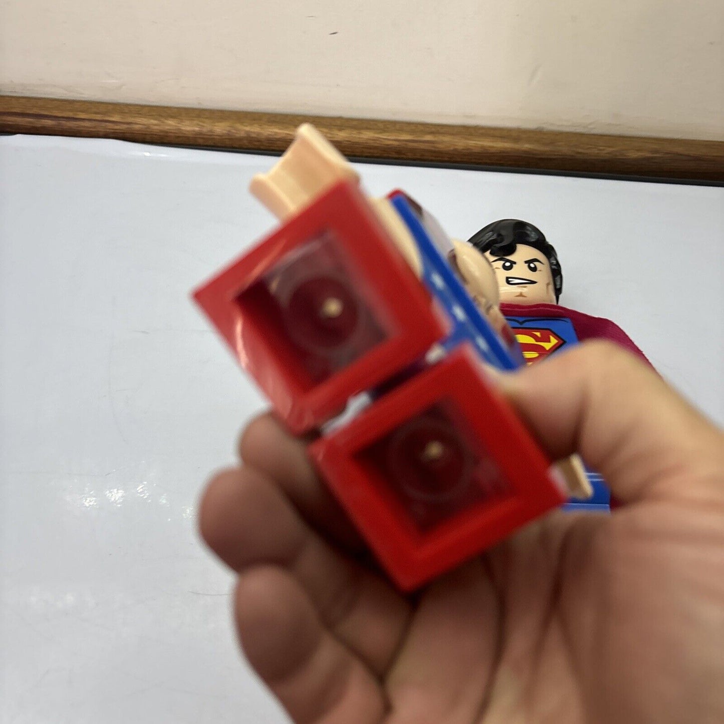 Superman & Wonder Woman Lego 7.5" 2014 Figure Lights Up