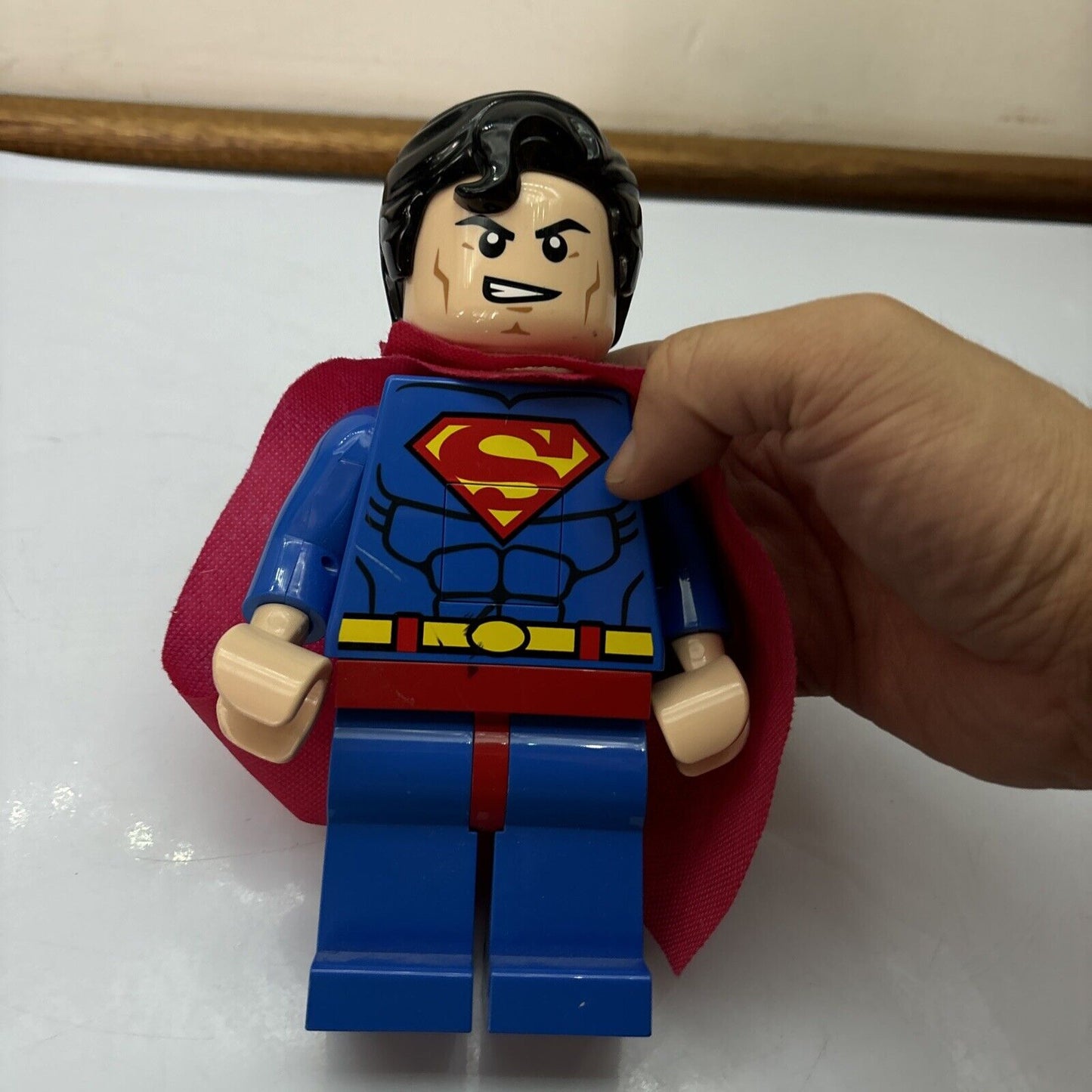 Superman & Wonder Woman Lego 7.5" 2014 Figure Lights Up