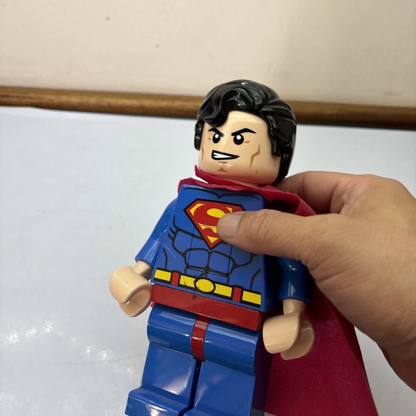 Superman & Wonder Woman Lego 7.5" 2014 Figure Lights Up