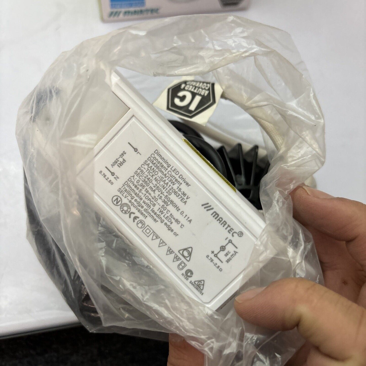 Martec LED Dimmable White Downlight Kit 12W 5000K