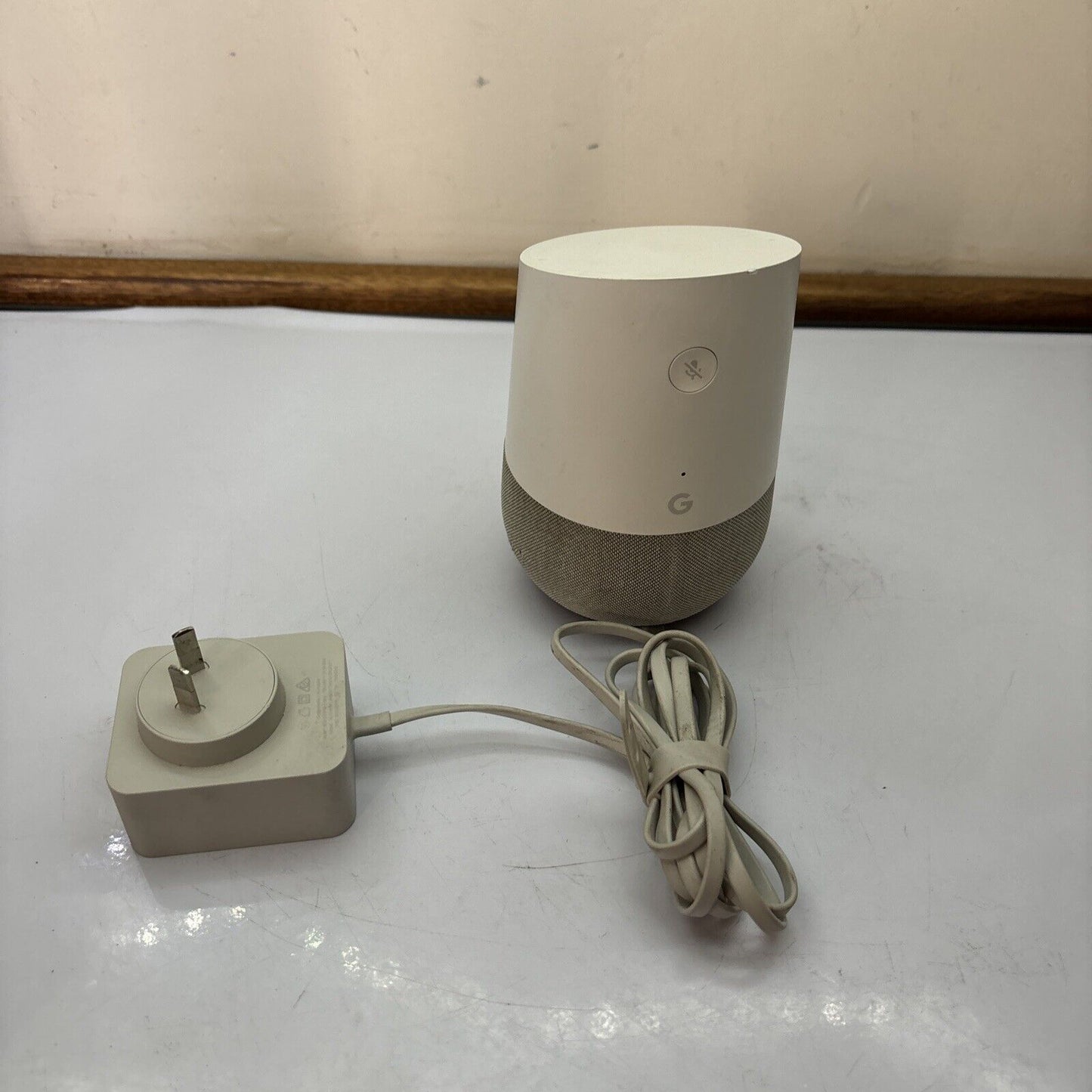 Google Home Smart Assistant - White Slate
