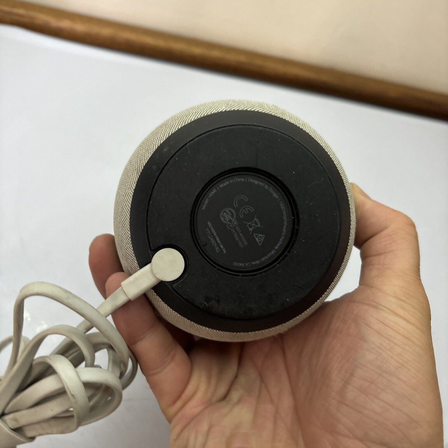 Google Home Smart Assistant - White Slate