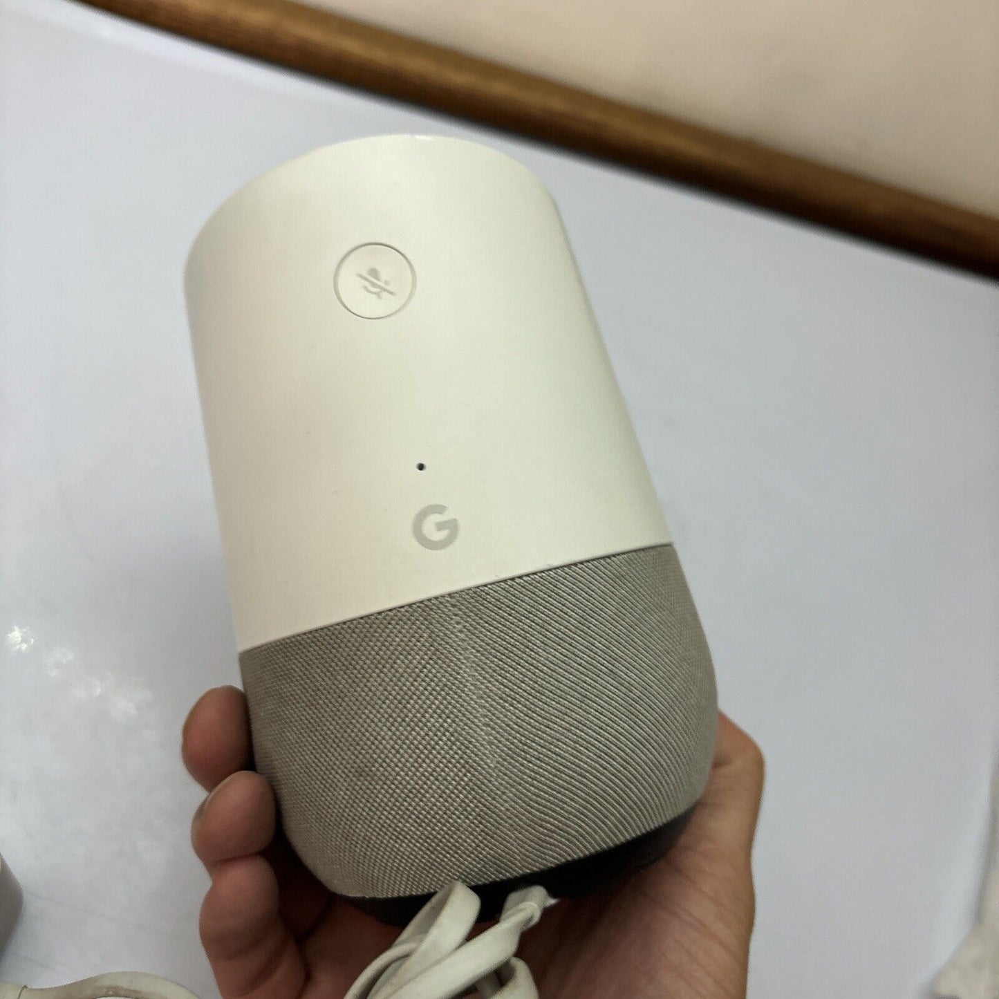 Google Home Smart Assistant - White Slate