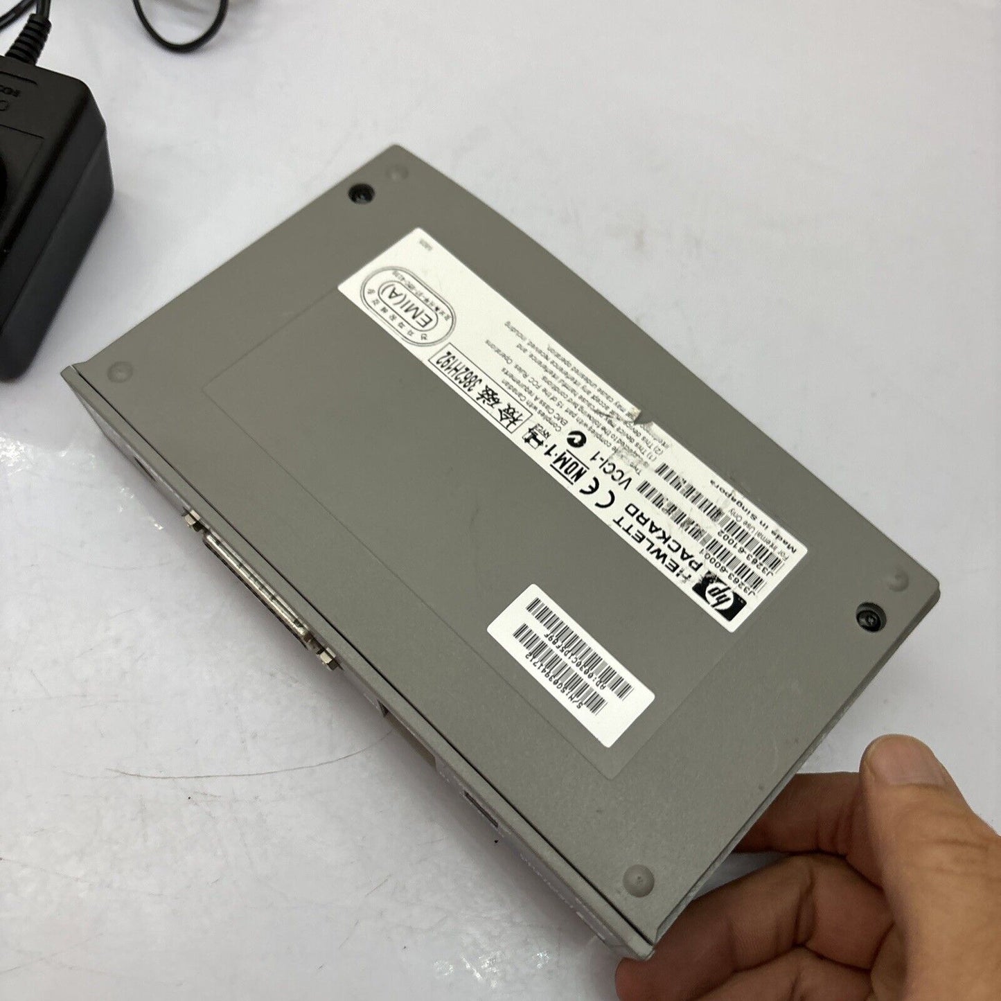 HP Hewlett Packard JetDirect 300X Print Server Parallel Ethernet Port