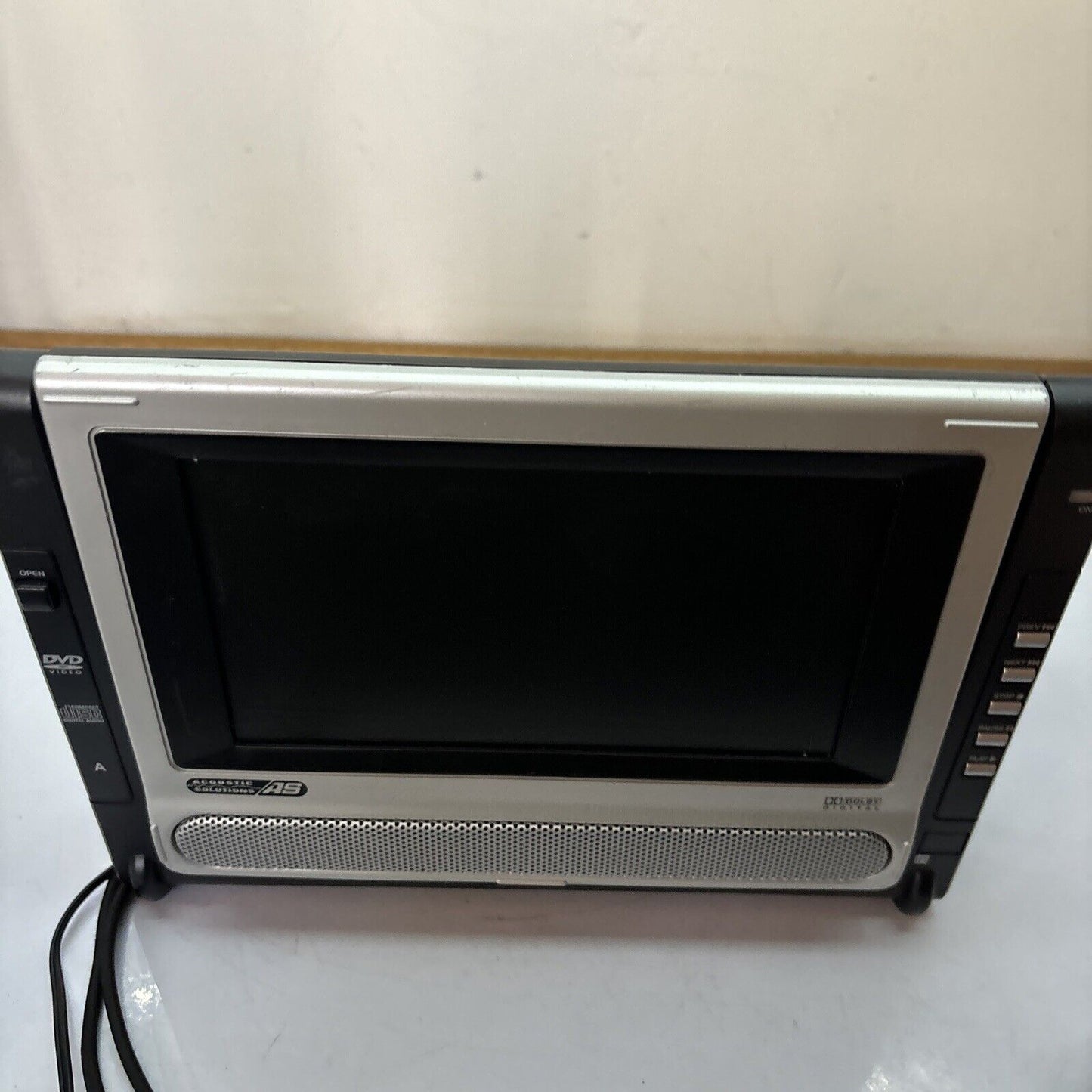 Acoustic Solutions 7" Portable DVD Player ASVM8271 Region 2