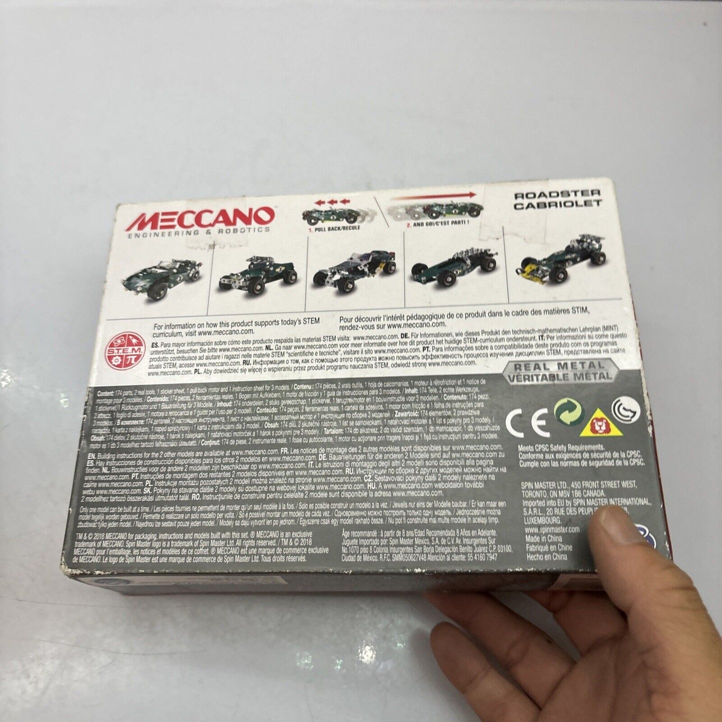 Meccano Roadster Cabriolet 18202 & Flexible Build & Play