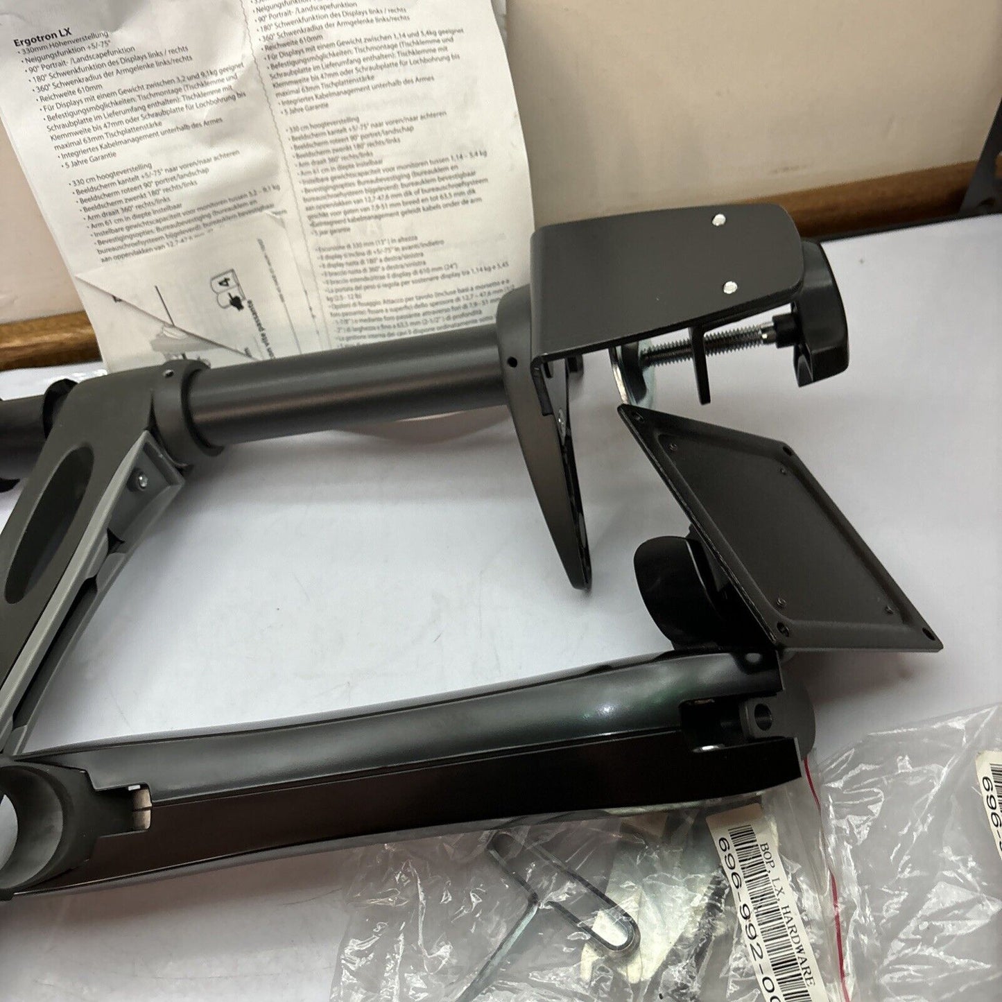 Ergotron LX LCD Notebook Arm *Never Used*