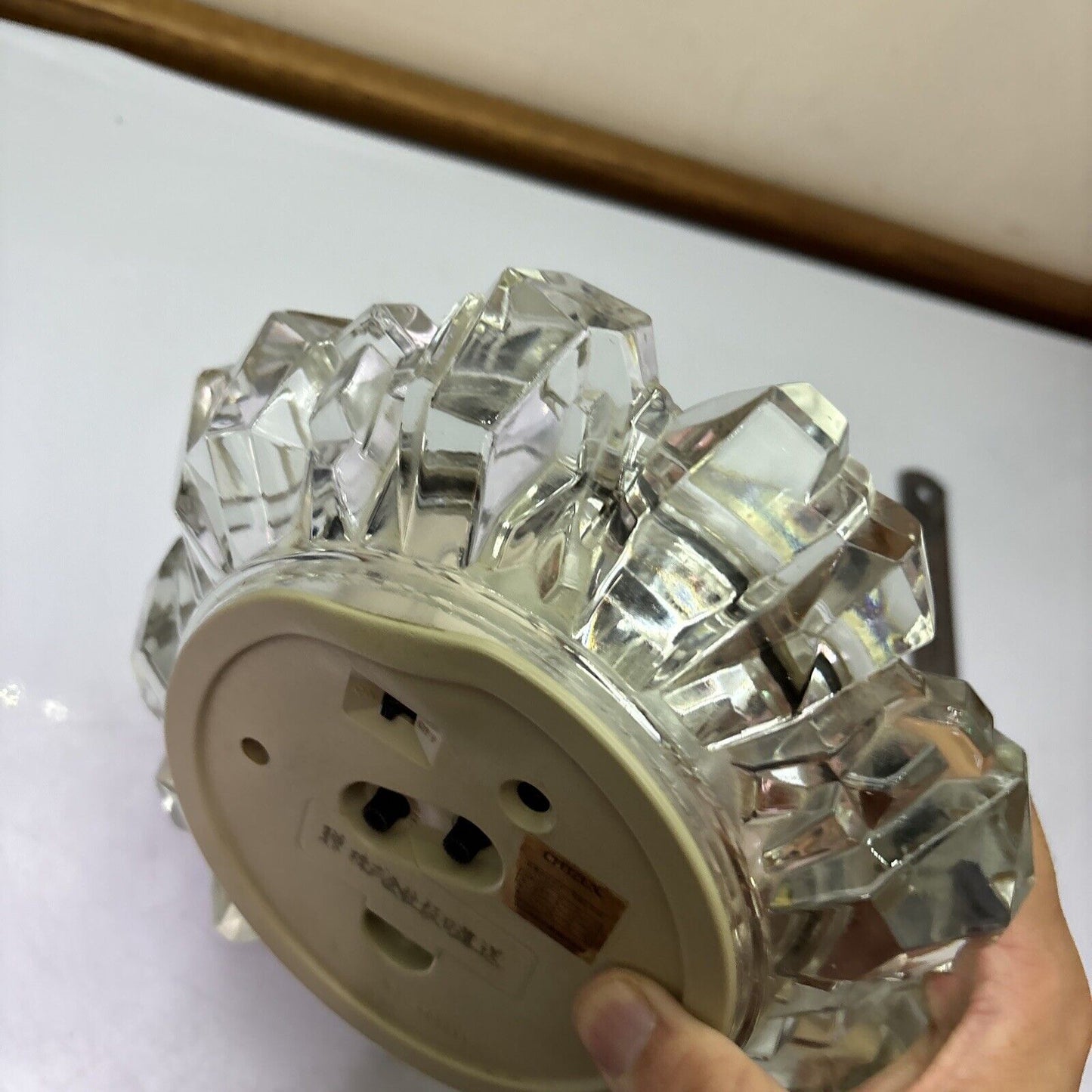 Citizen Glass Quartz Clock 4RE635 *Not Working - For Parts Or Repair*