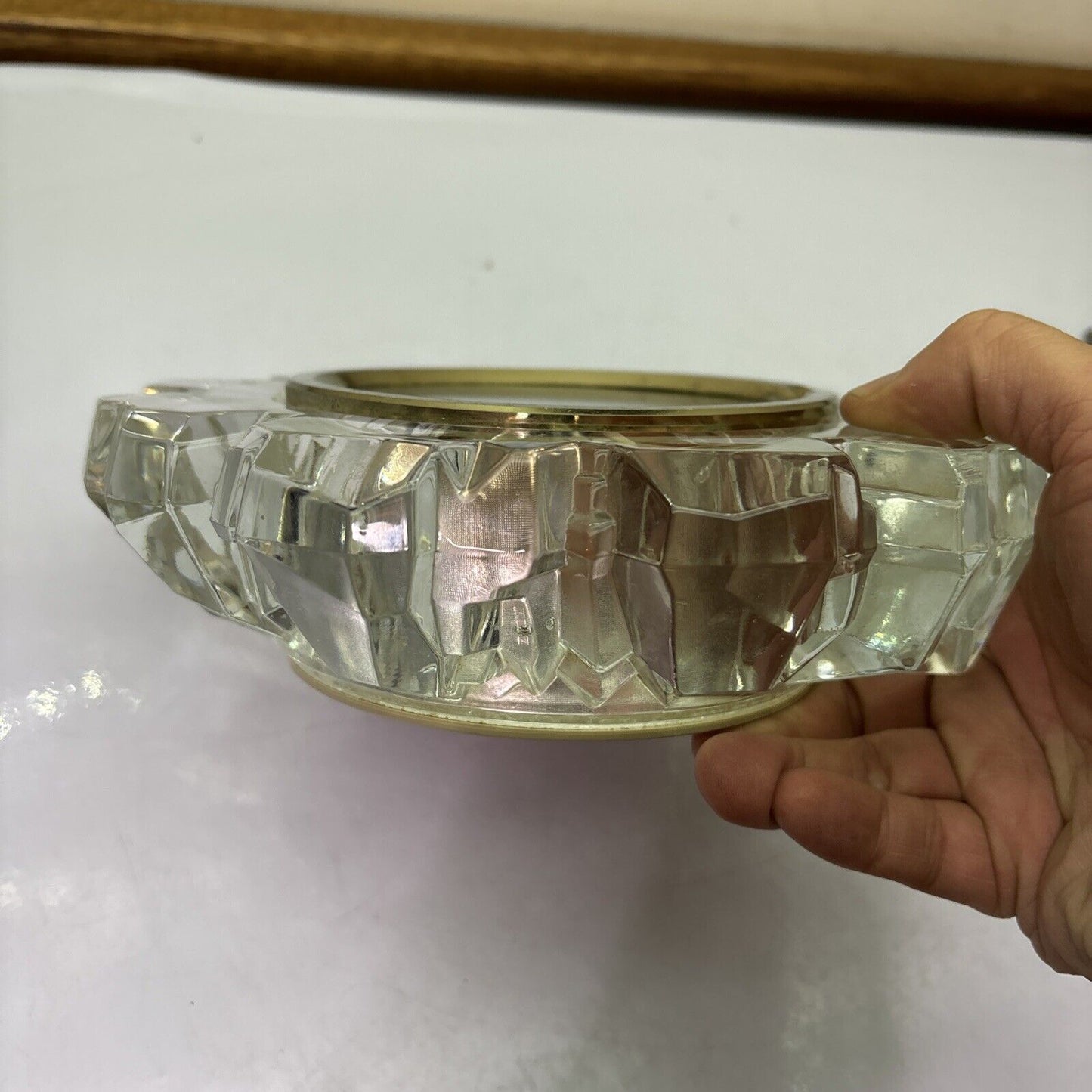 Citizen Glass Quartz Clock 4RE635 *Not Working - For Parts Or Repair*