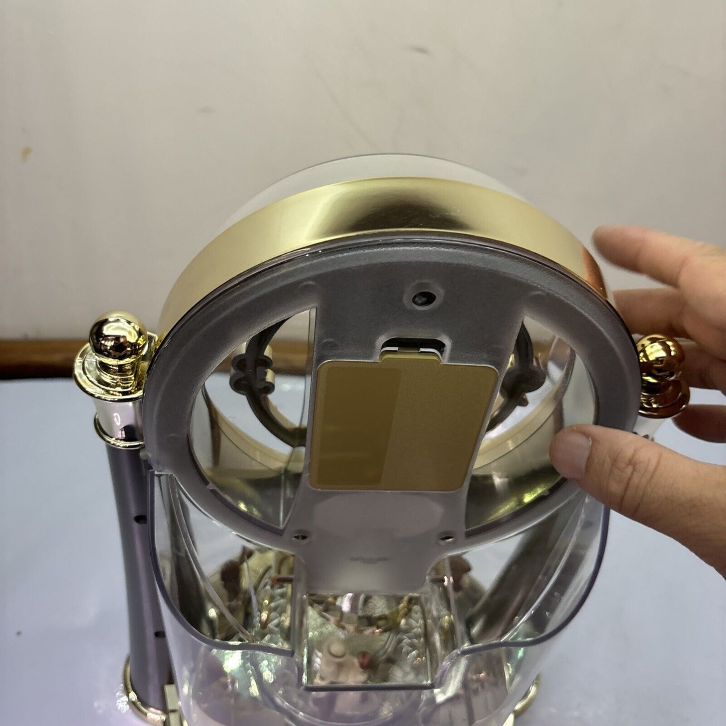 Seiko Desk Quartz Clock With Lovers And Dwarves BY620