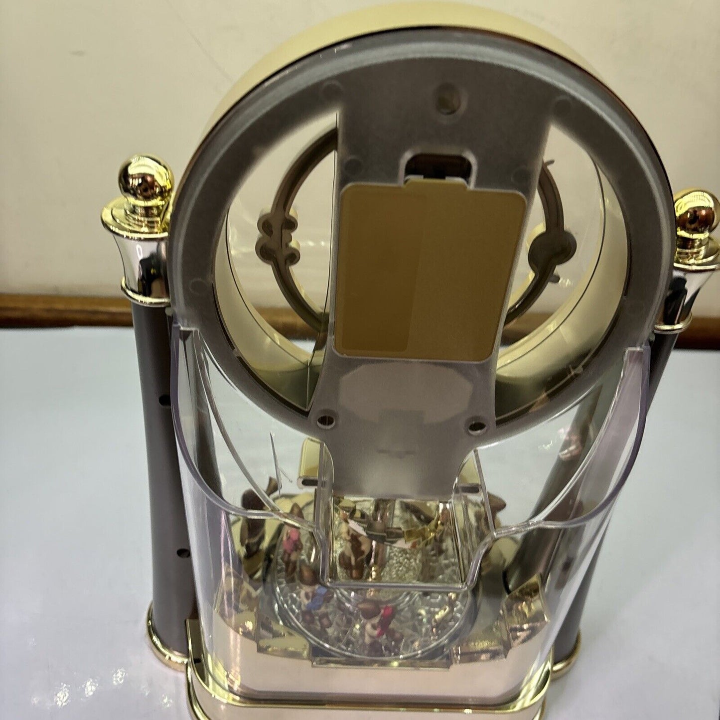 Seiko Desk Quartz Clock With Lovers And Dwarves BY620