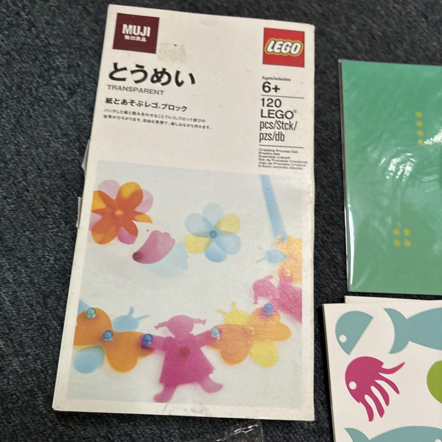 Lego Muji Transparent 120 Lego *Never Used*
