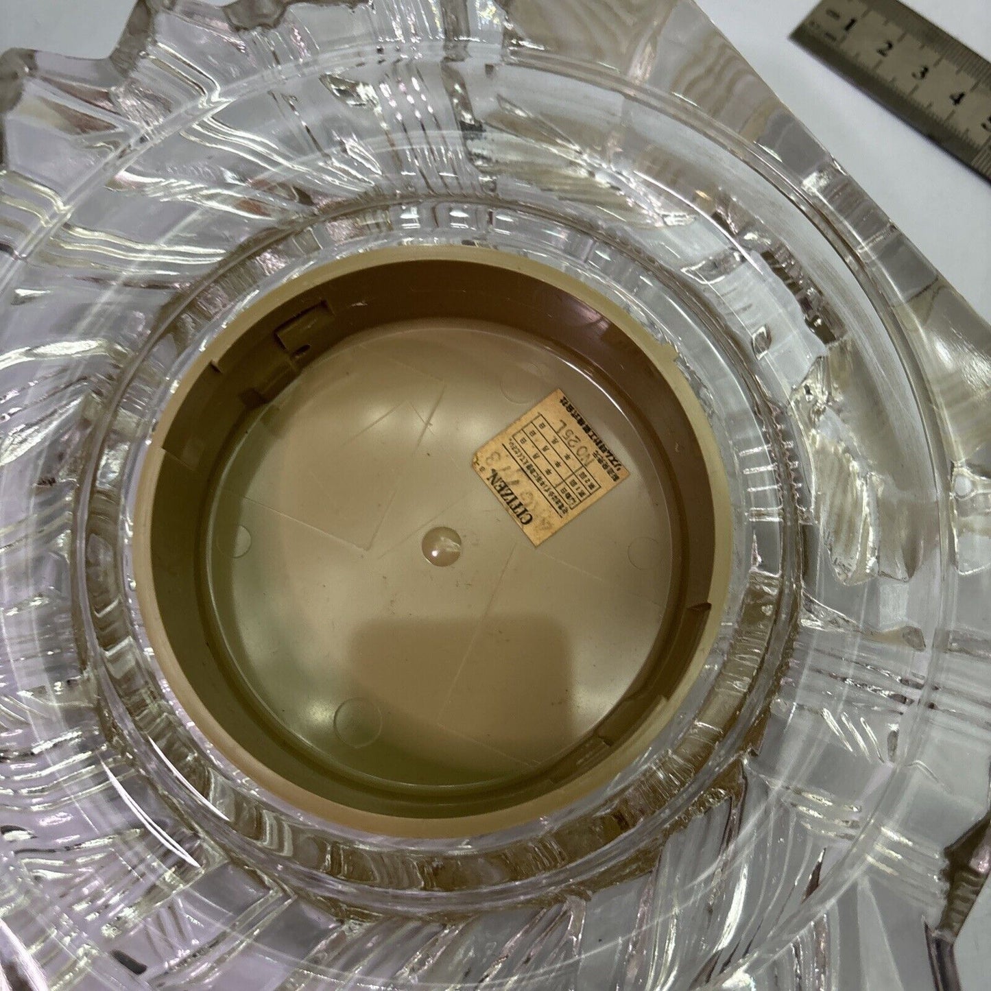 Citizen Glass Desk Quartz Clock 4RG733 No25L