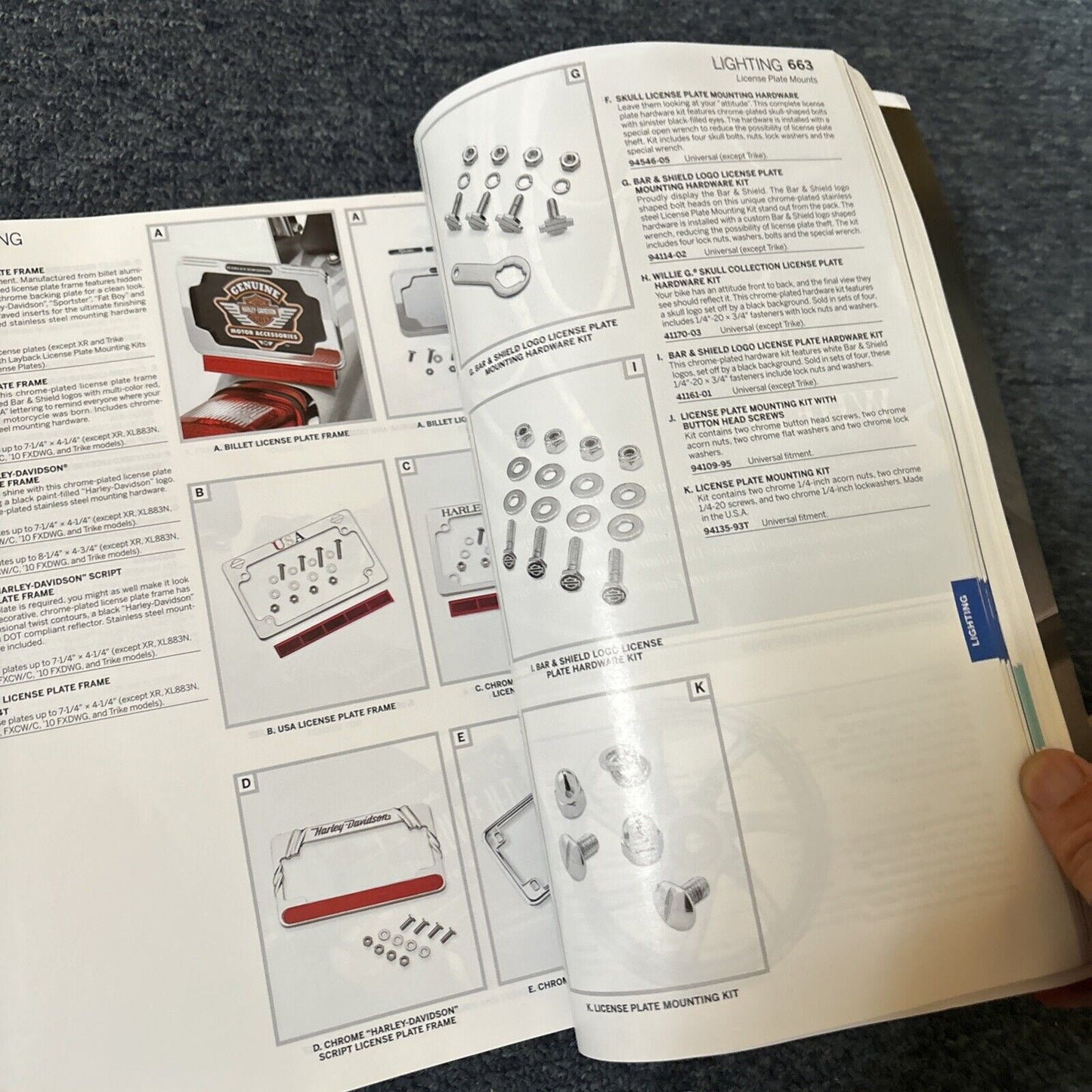 Harley-Davidson 2010 Genuine Motor Accessories & Motor Parts Catalog