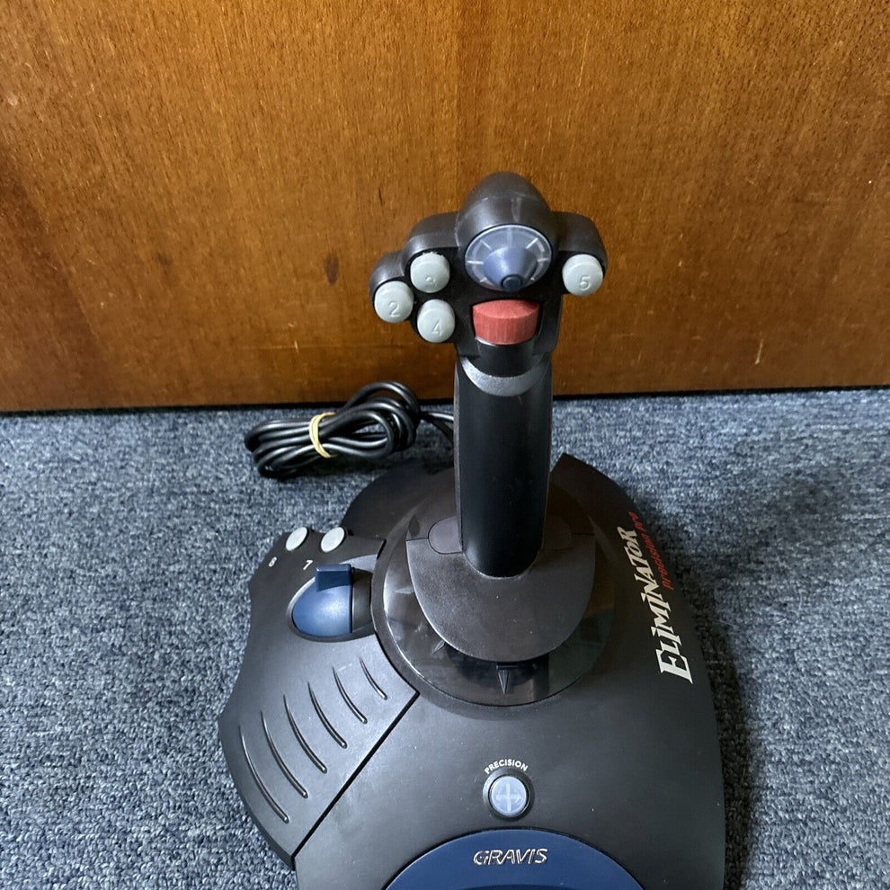 Gravis Eliminator Precision Flight Joystick Model 10514 Gameport gravis-eliminator-precision-flight-joystick-model-10514-gameport