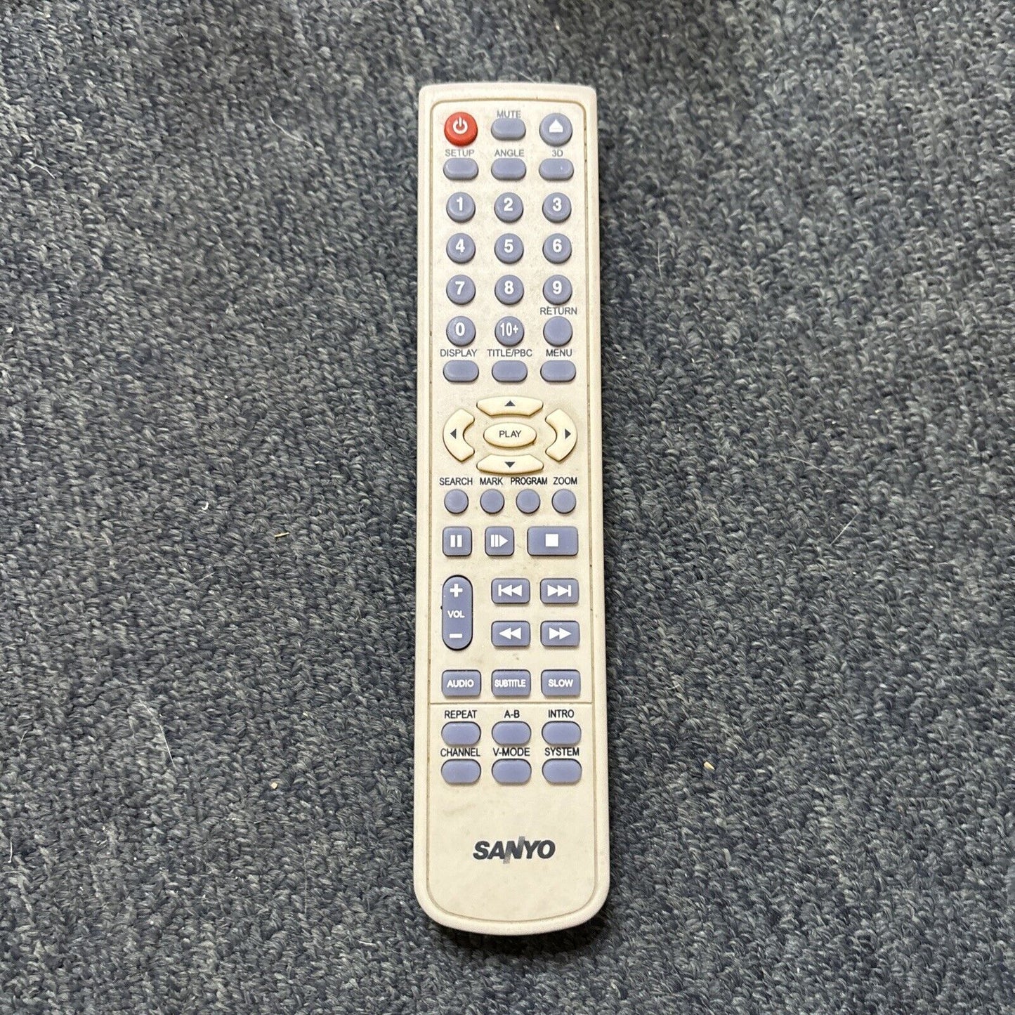 Genuine Sanyo CRC01 Remote Control for DVD Player