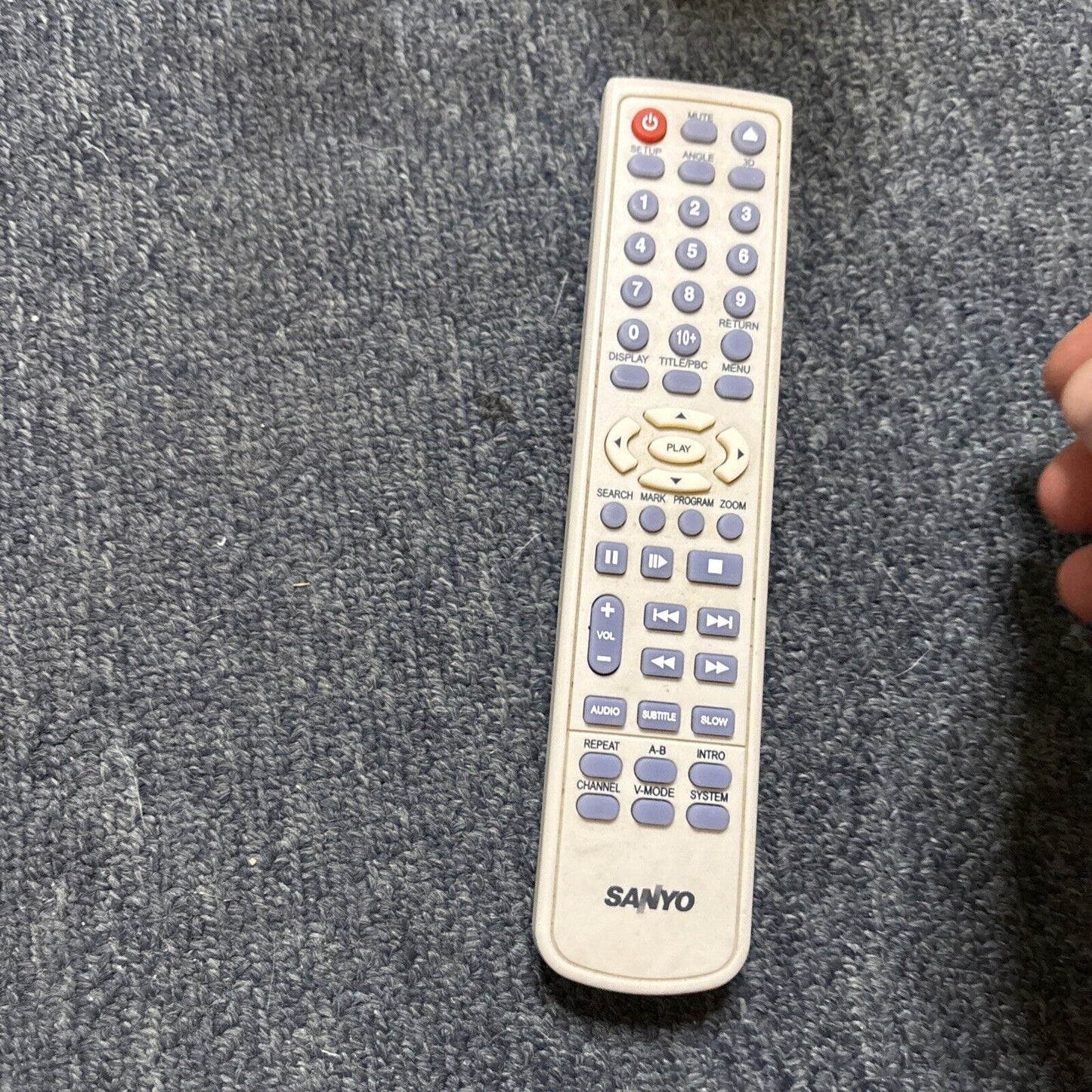 Genuine Sanyo CRC01 Remote Control for DVD Player