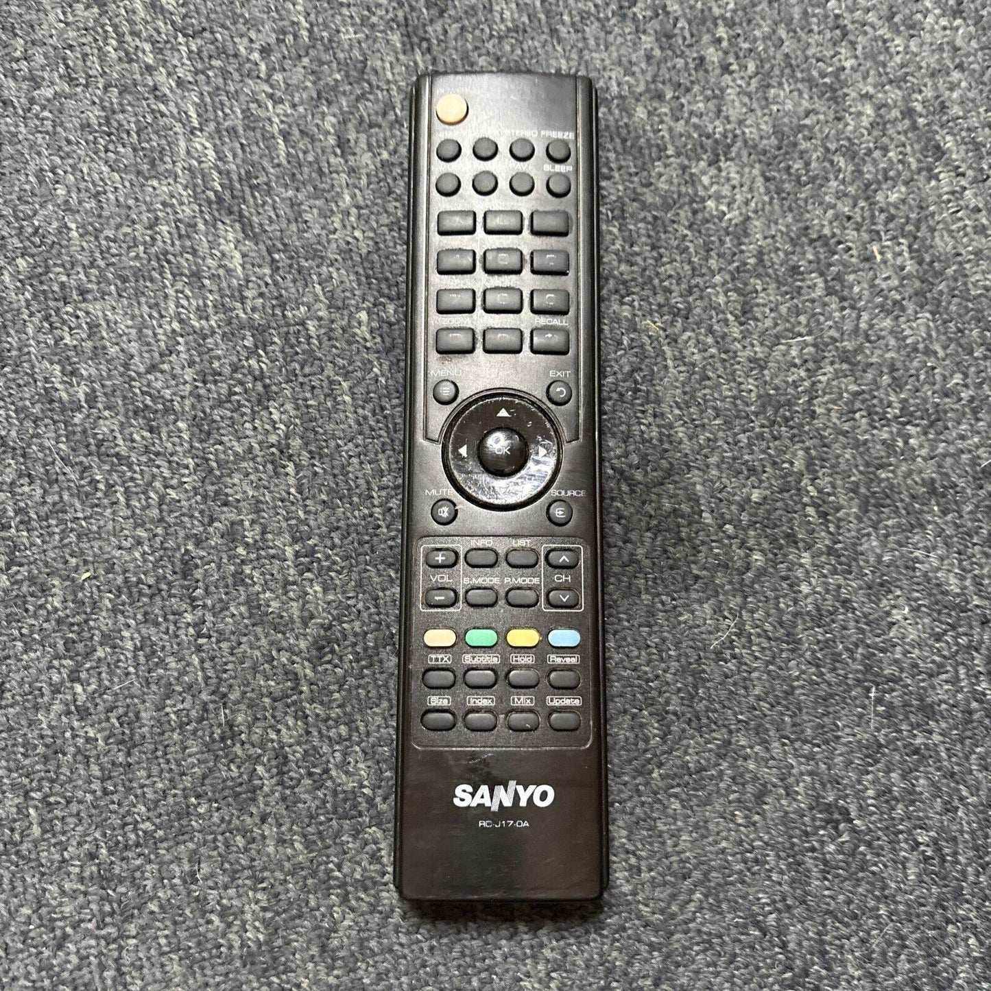 Genuine Sanyo RC-J17-0A Remote Control *Missing Remote Control*
