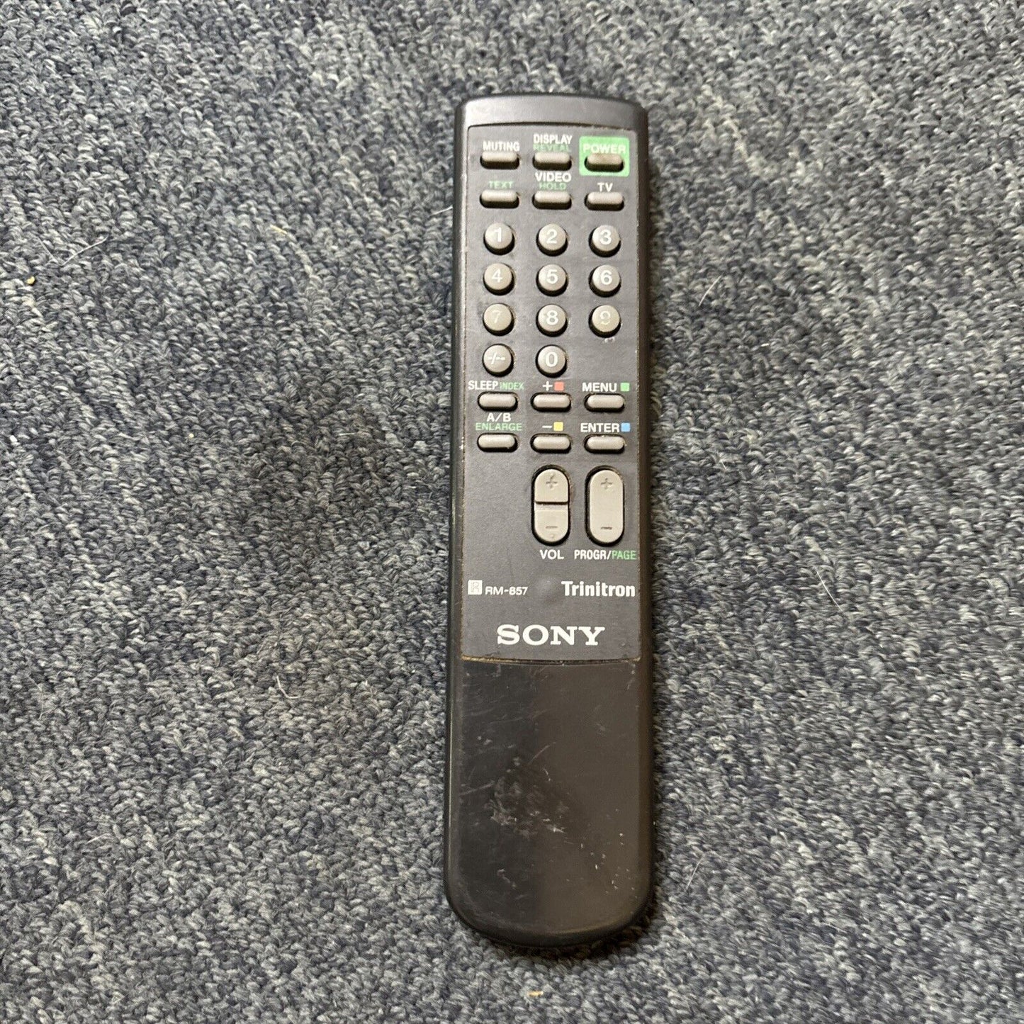 Genuine Sony RM-857 Remote Control For Trinitron *Missing Battery Lid*