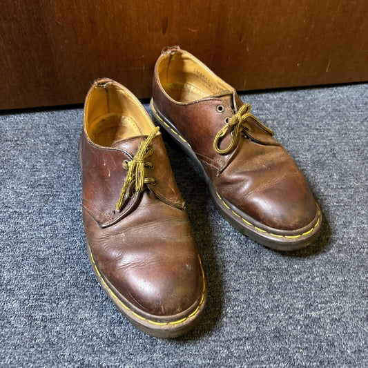 Vintage Dr. Martens Brown Leather Mens Shoes UK Size 6 1461 TA1461Z