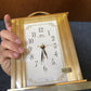 Seiko Emblem Marble Table Clock HW446G
