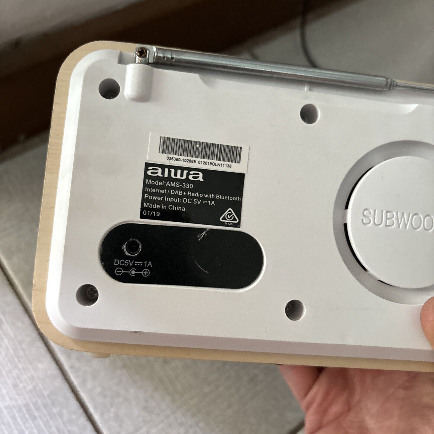 Aiwa Internet DAB+ Digital FM Radio With Bluetooth AMS-330