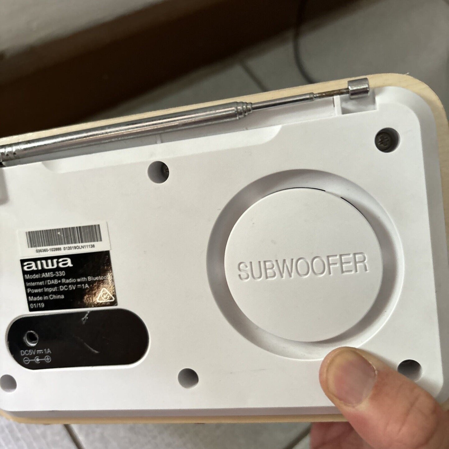 Aiwa Internet DAB+ Digital FM Radio With Bluetooth AMS-330