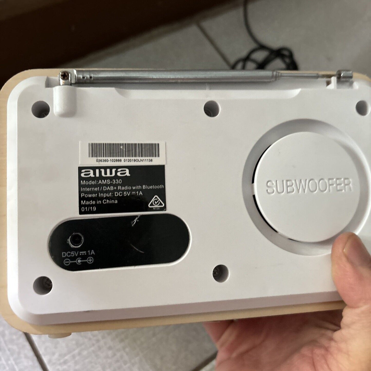 Aiwa Internet DAB+ Digital FM Radio With Bluetooth AMS-330