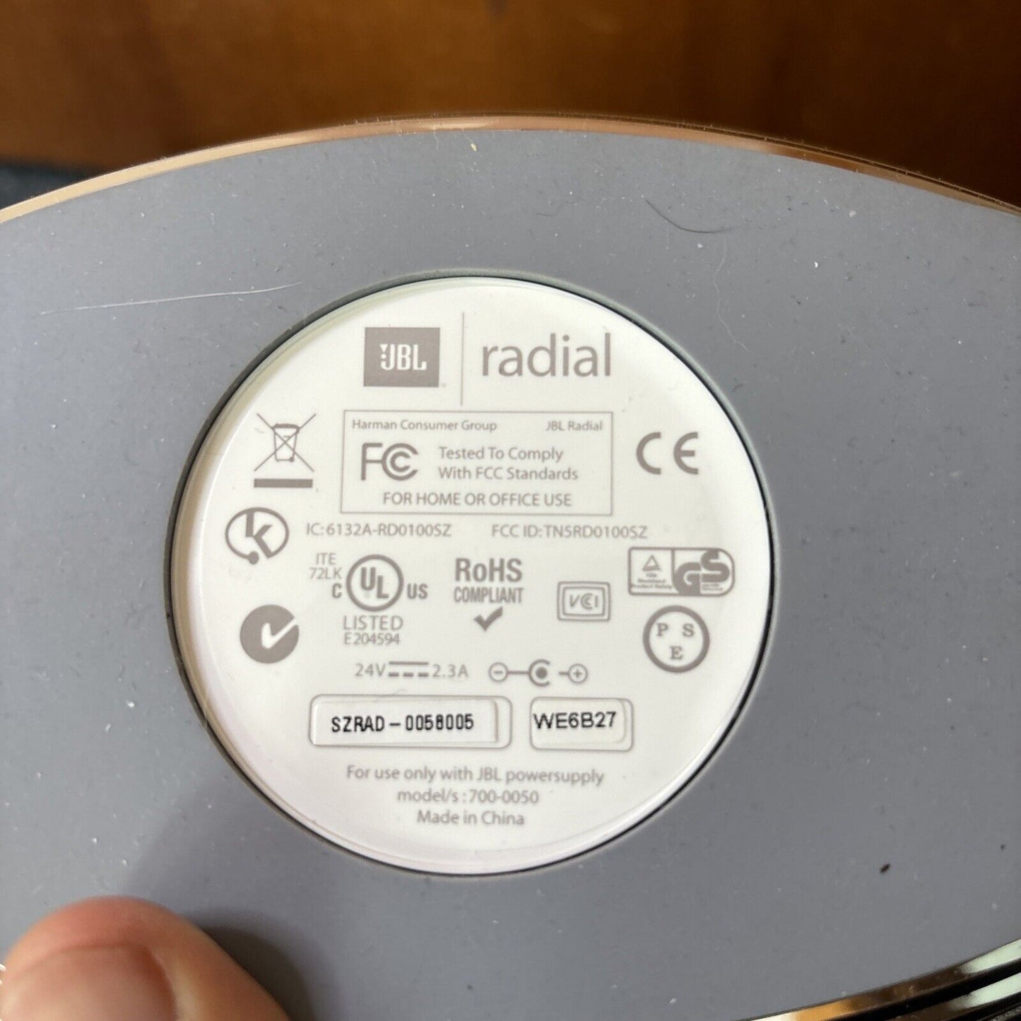 JBL Radial High-Performance Loudspeaker Dock for iPod 30-Pin Dock 700-0050