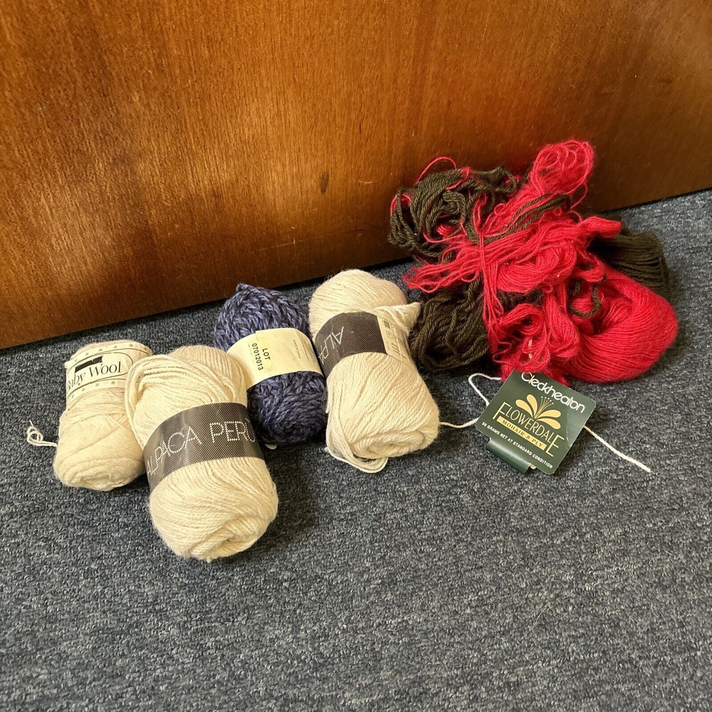 5x Yarn Mix - Merino Wool, Alpaca Peru, Wool, Mohair