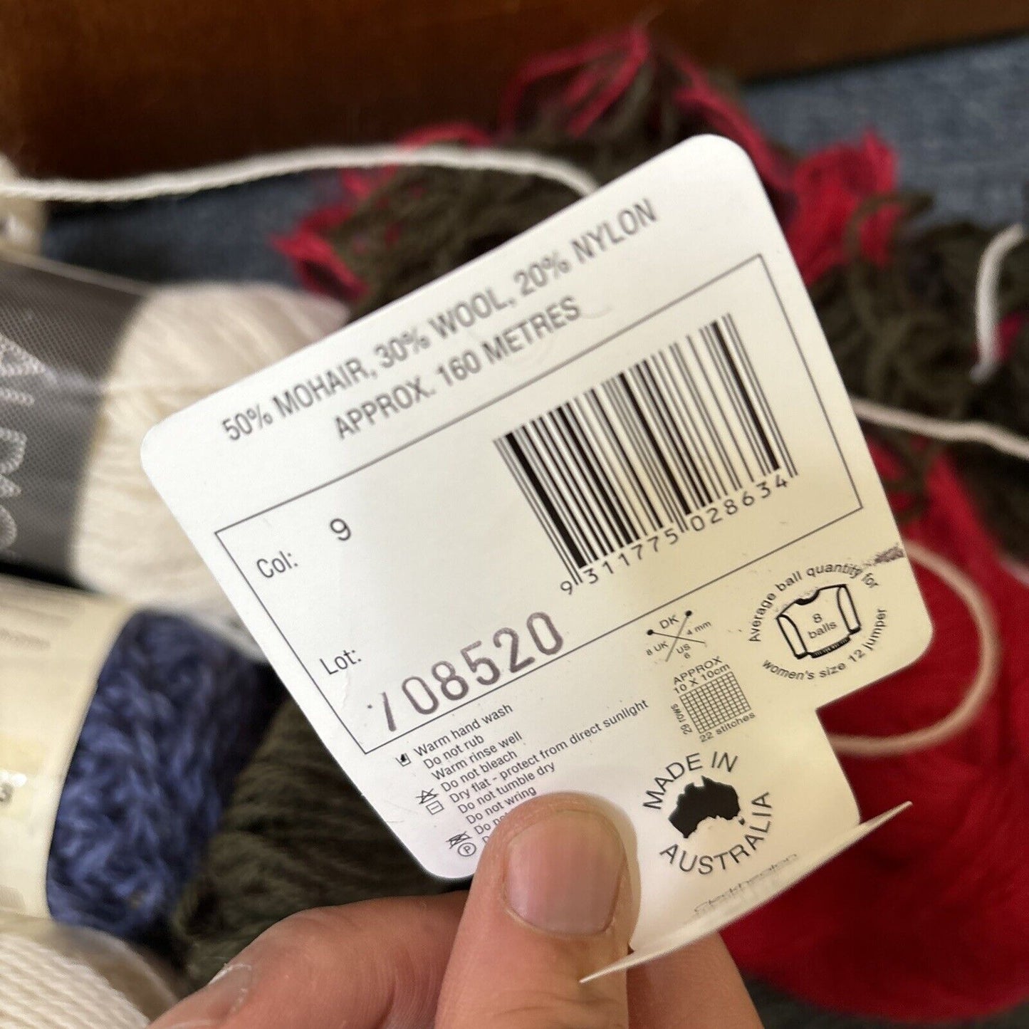 5x Yarn Mix - Merino Wool, Alpaca Peru, Wool, Mohair