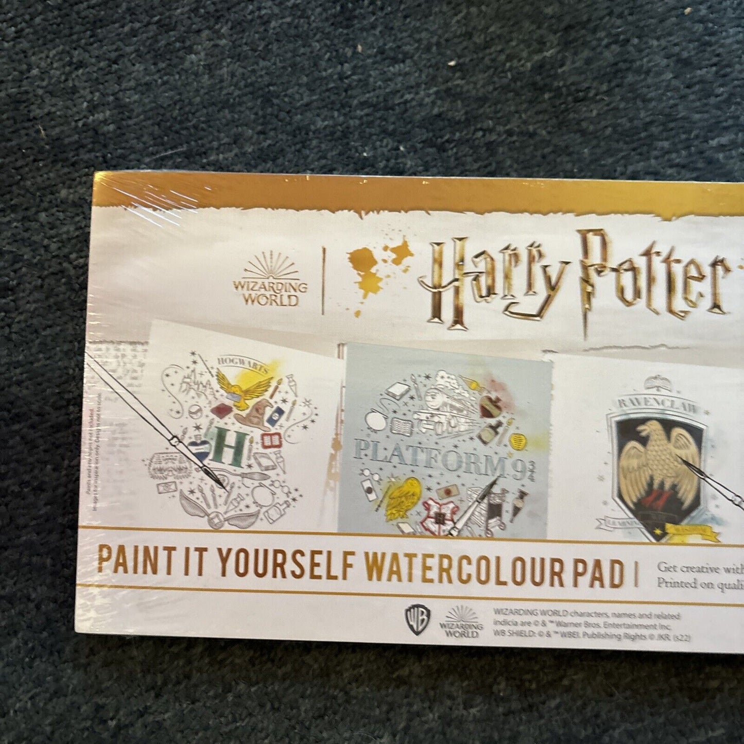 Harry Potter Paint It Yourself Watercolour Pad - Makes 6x6" Cards *New Sealed*