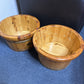 2x Large Wooden Buckets That Can Hold Water Or For Plants
