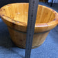 2x Large Wooden Buckets That Can Hold Water Or For Plants