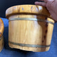 2x Large Wooden Buckets That Can Hold Water Or For Plants