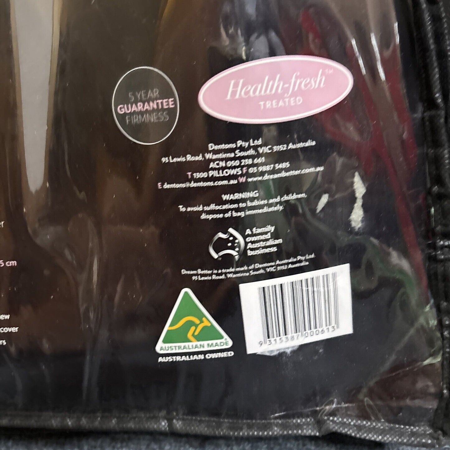 Dentons Contoured Pillow High Profile For Side Sleepers Medium Large