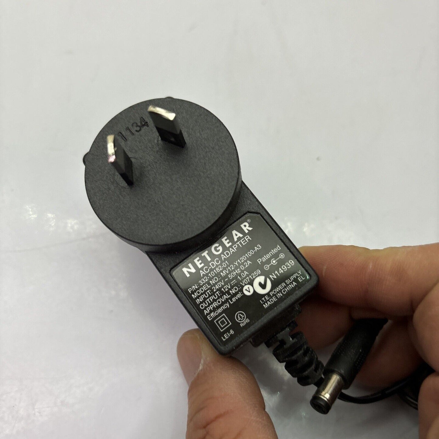 Genuine Netgear AC Adapter M12-Y120100-A3 12V 1A