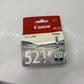 Canon 521 CLI-521BK Black Ink Cartridge *New Sealed*