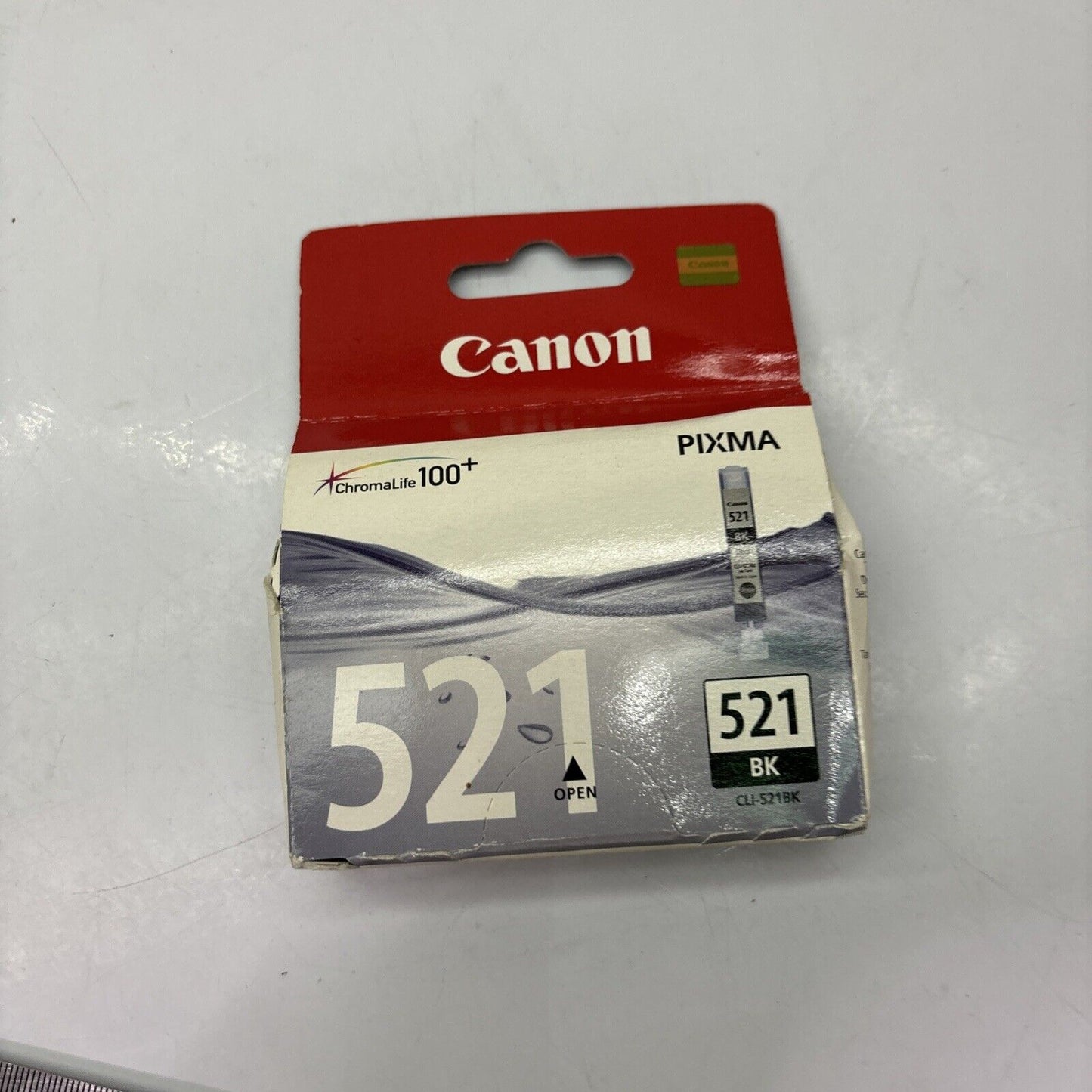 Canon 521 CLI-521BK Black Ink Cartridge *New Sealed*